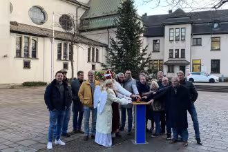 Weihnachtsbeleuchtung in V&ouml;lklingen